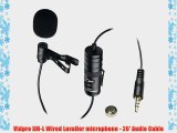 Kodak PLAYFULL Waterproof Video Camcorder External Microphone Vidpro XM-L Wired Lavalier microphone