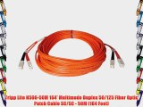 Tripp Lite N506-50M 164' Multimode Duplex 50/125 Fiber Optic Patch Cable SC/SC - 50M (164 Feet)