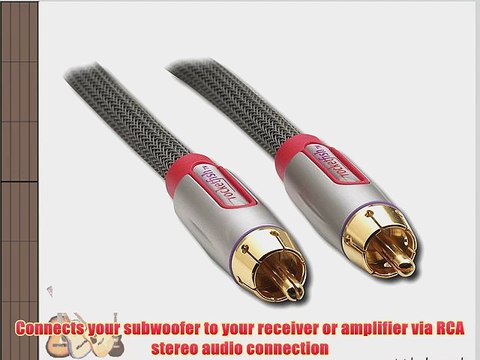 New Rocketfish Subwoofer Audio Cable - 15ft (4.6M)!