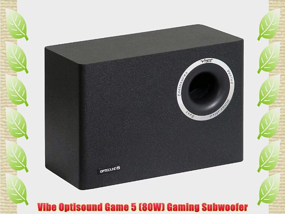 Vibe Optisound Game 5 (80W) Gaming Subwoofer