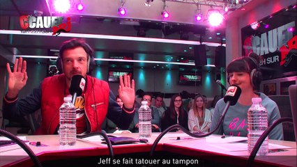 Jeff se fait tatouer au tampon - C'Cauet sur NRJ
