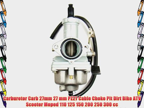 Carburetor Carb 27mm 27 mm PZ27 Cable Choke Pit Dirt Bike ATV Scooter Moped 110 125 150 200