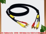 C2G / Cables to Go - 29156 - 50ft Value 4-in-1 RCA To S-Video Cable
