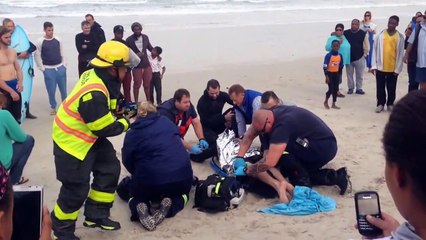 Shark Attack at Muizenberg, Cape Town