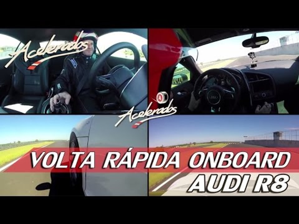 AUDI R8 - VOLTA RÁPIDA ONBOARD #29 COM RUBENS BARRICHELLO | ACELERADOS