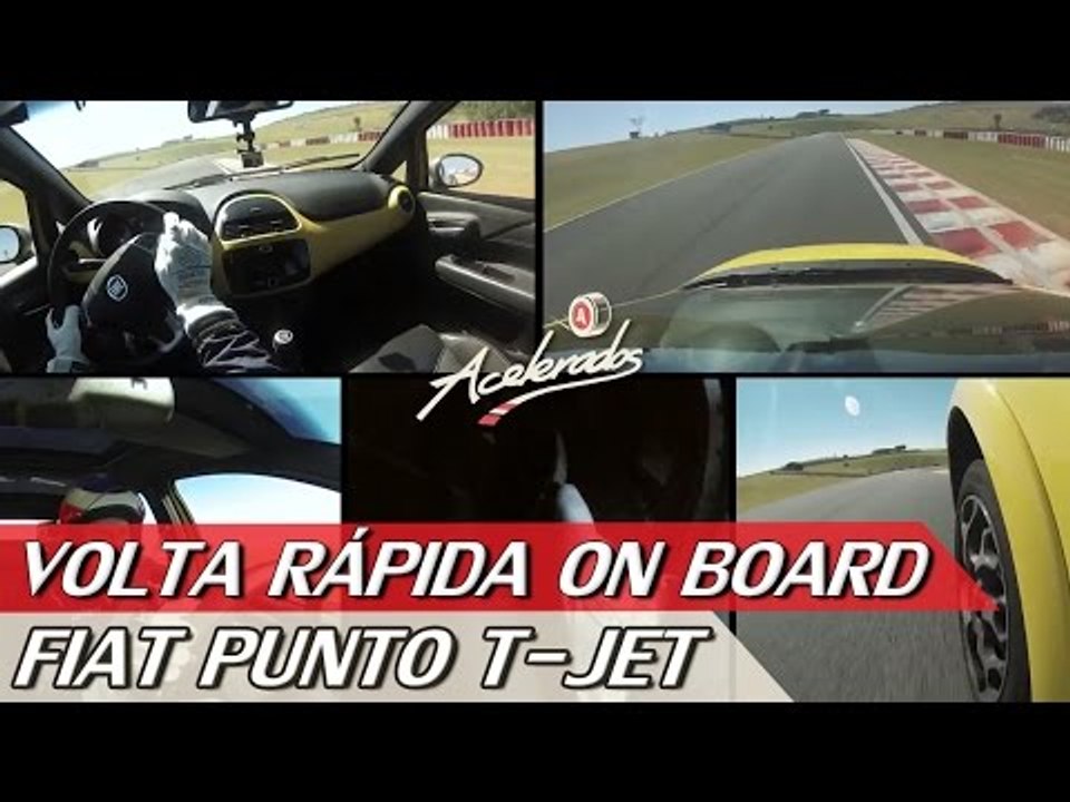 FIAT PUNTO T-JET - VOLTA RÁPIDA ON BOARD #11 COM RUBENS BARRICHELLO | ACELERADOS