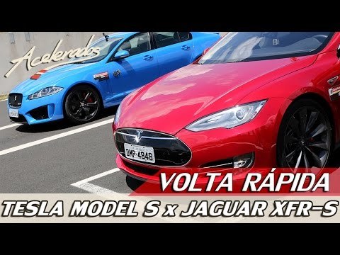 TESLA MODEL S X JAGUAR XFR-S - VOLTA RÁPIDA #34 COM RUBENS BARRICHELLO | ACELERADOS