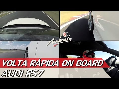 AUDI RS7 - VOLTA RÁPIDA ON BOARD #10 COM RUBENS BARRICHELLO | ACELERADOS