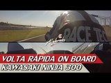 KAWASAKI NINJA 300 - VOLTA RÁPIDA ON BOARD #23 COM ALEX BARROS | ACELERADOS