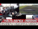 FOCUS X GOLF TSI X BRAVO T-JET - VOLTA RÁPIDA ONBOARD #30 COM RUBENS BARRICHELLO | ACELERADOS