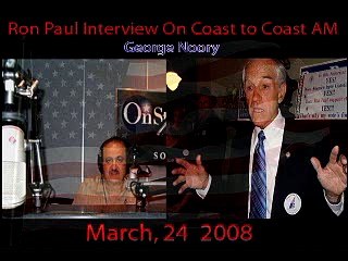 Ron Paul Interview 3 of 4 (Coast to Coast AM) March 24