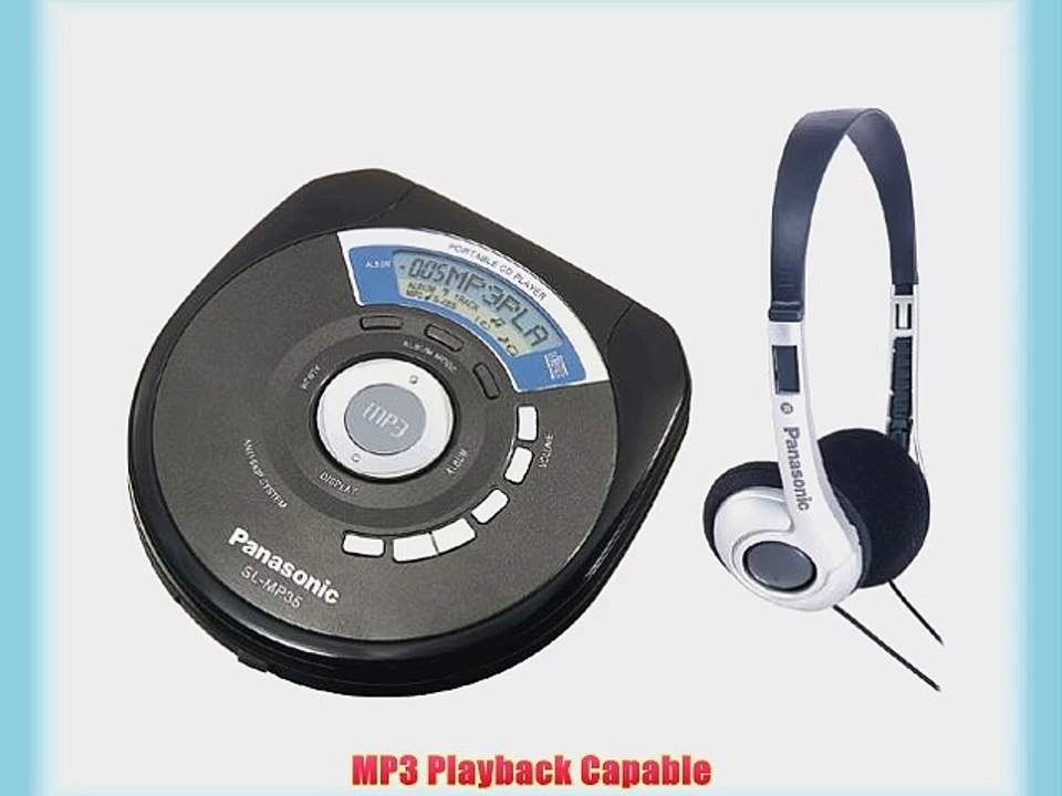 Panasonic SL-MP35 Portable MP3/CD Player