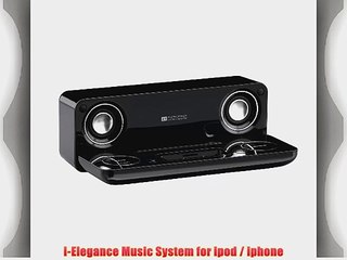 Sharp DKAP7P i-Elegance Music System for ipod / iphone (Black)