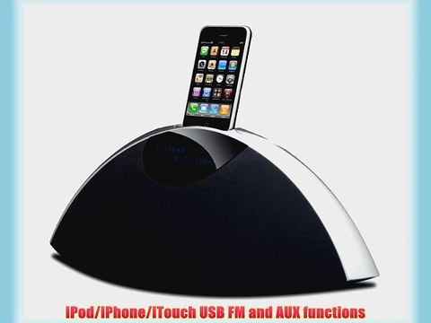 TEAC SR-80i-B Hi-fi AM/FM Radio with iPod Dock (Black)