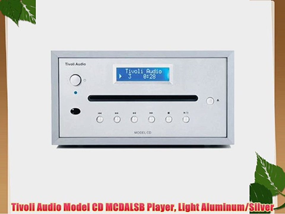 Tivoli Audio Model CD MCDALSB Player Light Aluminum/Silver