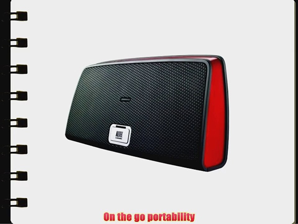 Altec Lansing iMT630RED Portable Dock for iPhone and iPod