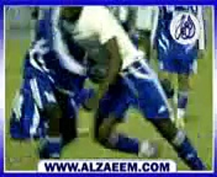 مضاربة لاعبين الهلال مع بعضهم البعض واغماء الكابتن ههه