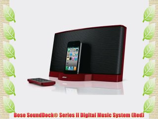 Bose SoundDock? Series II Digital Music System (Red)