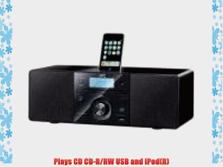 Download Video: JVC RDN1 Micro Portable CD System For ipod iphone USB MP3/WMA Direct Dock