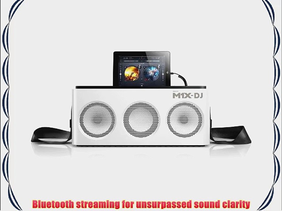 Philips DS8900/ M1X-DJ Sound System Docking Station and Bluetooth (White)