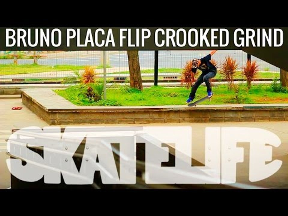 Flip Crooked Grind | Tutorial #SKATELIFE | Bruno Placa