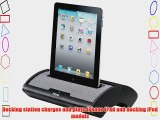 iHome iD55B Portable Stereo System with Sliding Cover for iPhone/iPad/iPod - Black
