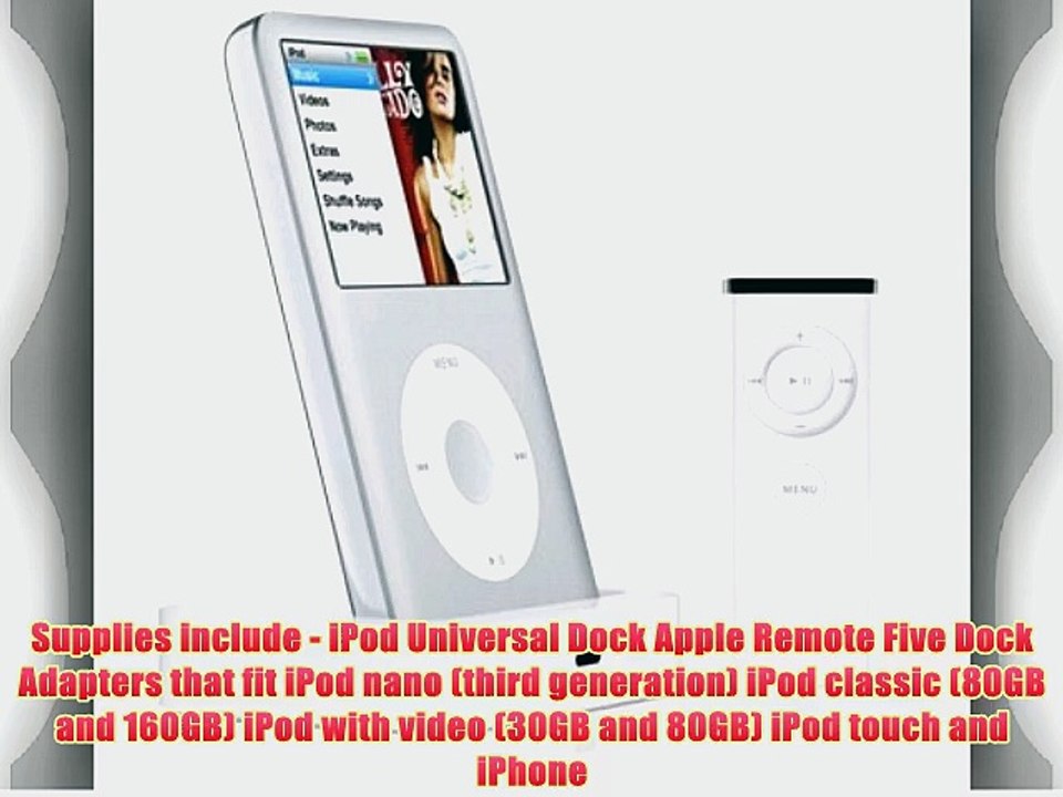 Apple Universal Dock for iPod (White) - MB125G/B