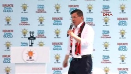 Uşak - Başbakan Davutoğlu Uşak Mitinginde Konuştu 2