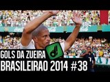 GOLS DA ZUEIRA - BRASILEIRÃO 2014 RODADA #38