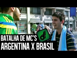 BRASIL VS ARGENTINA- BATALHA DE RAP - DESIMPEDIDOS