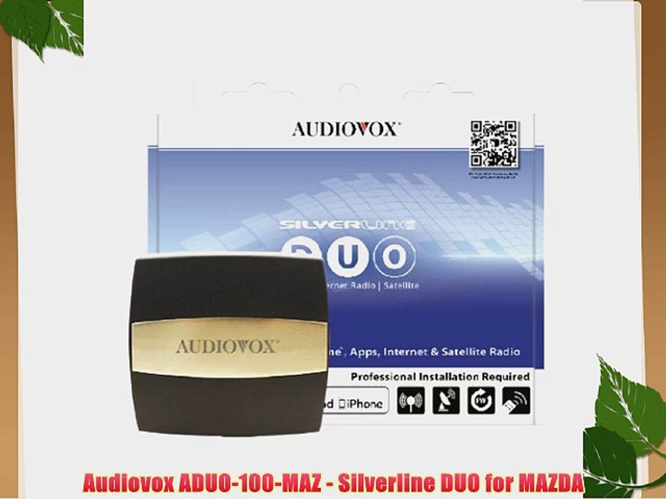 Audiovox ADUO-100-MAZ - Silverline DUO for MAZDA