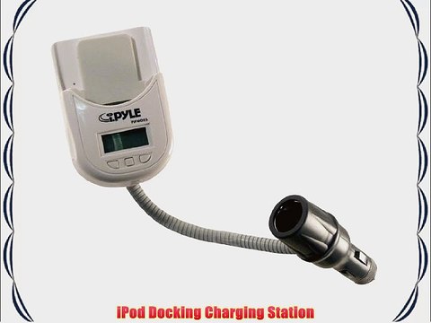 Pyle PIFMDK6 i-Pyle Series iPod Docking Station with 200 Channel FM Transmitter and Flexible