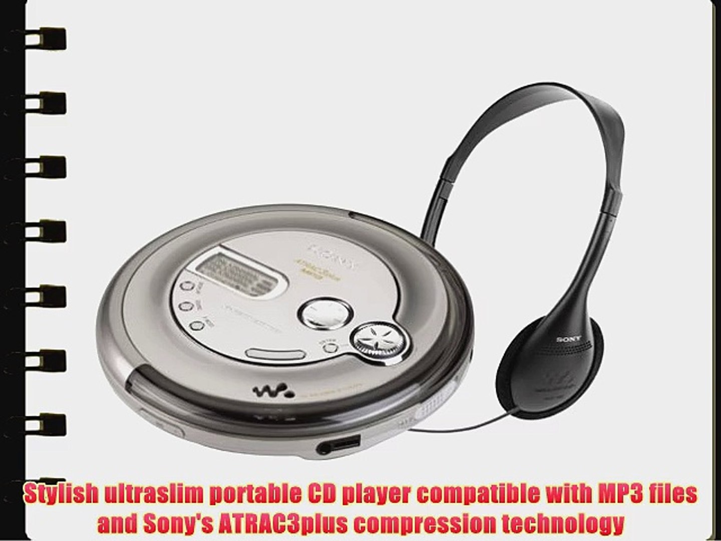Sony D-NE710 ATRAC3/MP3 CD Walkman Portable Disc Player - video Dailymotion