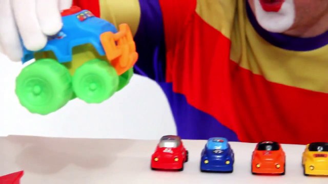 Çocuklar için eğlenceli film Palyaço Dima ve uçan araba