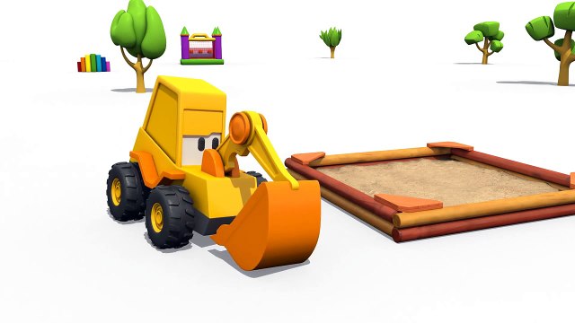 Eğitici çizgi film Ekskavatör Max Sürpriz yumurta Asfalt silindiri Türkçe dublaj