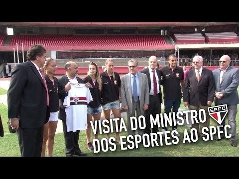 VISITA MINISTRO DOS ESPORTES AO SPFC | SPFCTV