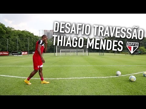 DESAFIO TRAVESSÃO: THIAGO MENDES | SPFCTV