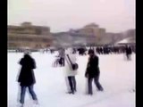 Huge Snowball fight in University Of Surrey 02/02/2009