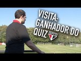 Vencedor da 1a Temporada do Quiz Tricolor visita o CT!