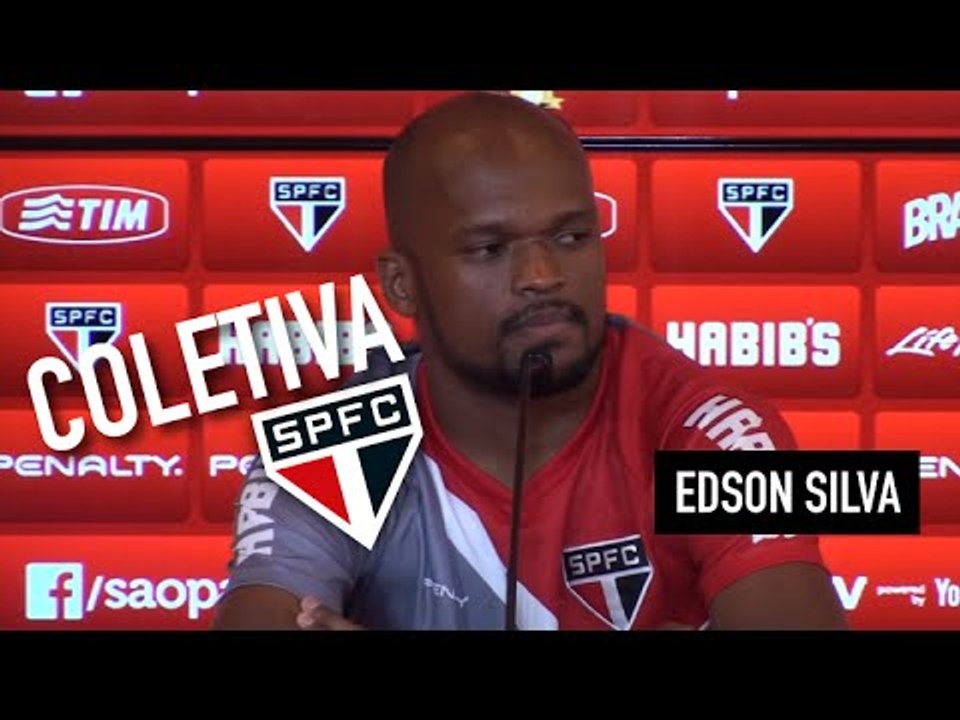 Coletiva SPFC - Edson Silva