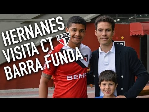Hernanes visita CT da Barra Funda | São Paulo FC