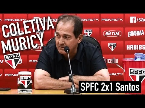 Coletiva SPFC: São Paulo FC 2x1 Santos - Muricy Ramalho