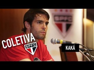 Coletiva SPFC: Apresentação de Kaká