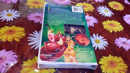 The Lion King VHS Unboxing