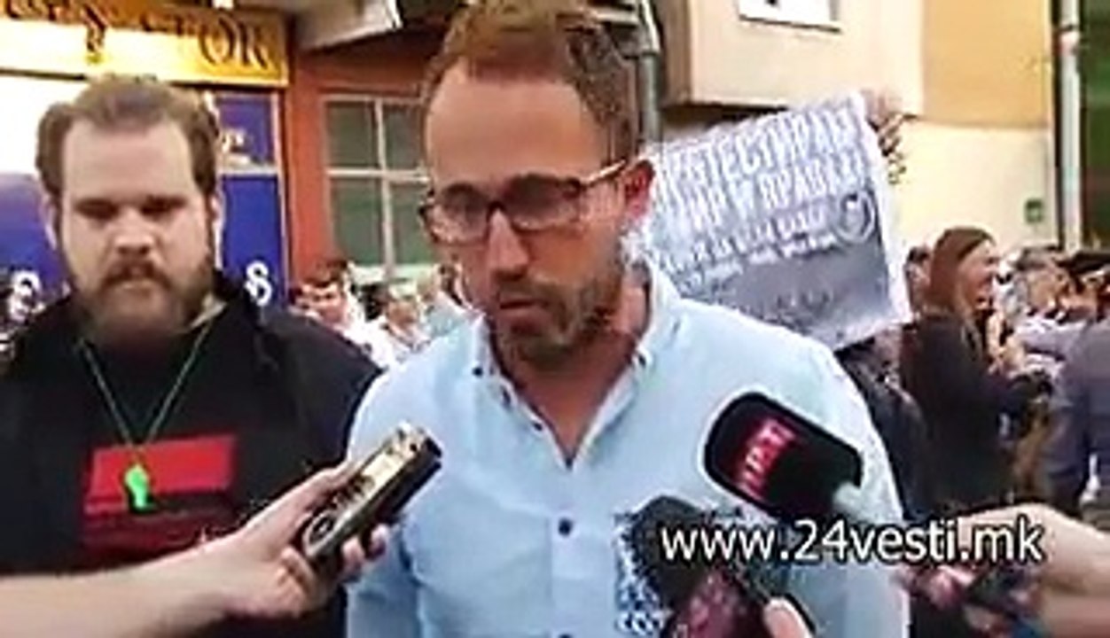 IZJAVA ARTAN SADIKU  ZA PROTESTITE 13 05