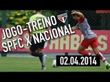 Jogo-Treino: São Paulo FC 4 x 1 Nacional - 02.04.2014