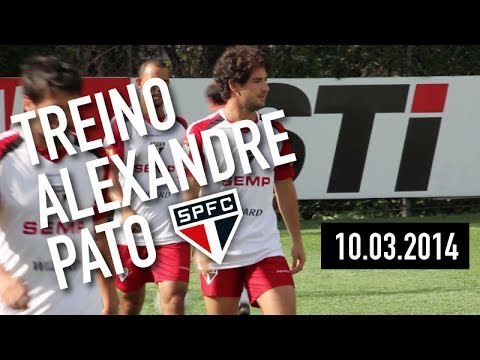 Treino Alexandre Pato - São Paulo FC