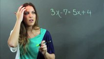 How to Solve Linear Equations With Variables on Both Sides : Linear Algebra Education