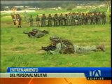 Personal militar se entrena en la Brigada Patria de Cotopaxi