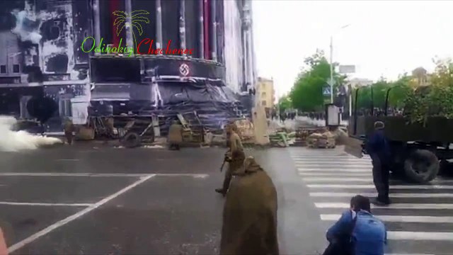 День Победы Взятие Рейхстага в Грозном-Victory Day capture of the Reichstag in Grozny 2015.Жесть